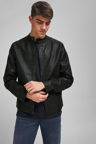 Jack & Jones Jjewarner Erkek Deri Mont 12182461