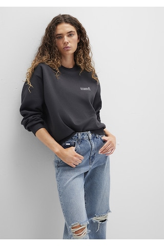Mavi - Mavi Logo Baskılı Gri Sweatshirt 1611656-82185 Gri