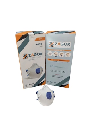 Zagor 2200 Ffp2 Ventilli Toz Maskesi - Ev Temizlik Ve Tadilat Toz Maskesi 1 Adet