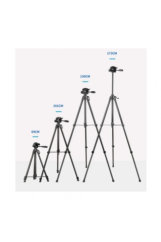 Ht-t04 Alüminyum 173 Cm Tripod Profesyonel Taşınabilir Dslr