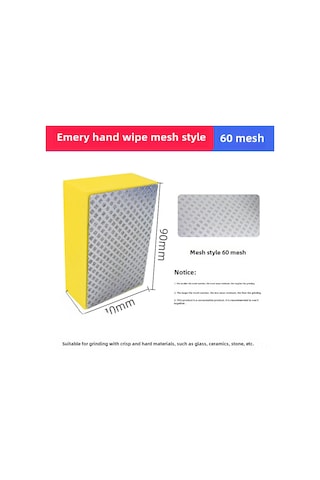 Yunboo Diamantlı Cam Taşlama Aracı, Seramik Kenar Düzeltici, 60 Ağızlı Poliş Parçası, Profesyonel El Fırçası Gereci