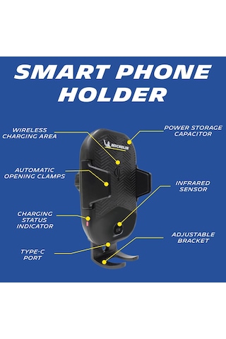 Michelin Mc33368 Wireless Telefon Şarj Cihazı Ve Dokunmatik Akıll Diğer