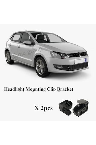 Polo Ön Sağ Far Alt Bağlantı Klipsi Takım 2010 2011 2012 2013 2014 Modeller İçin