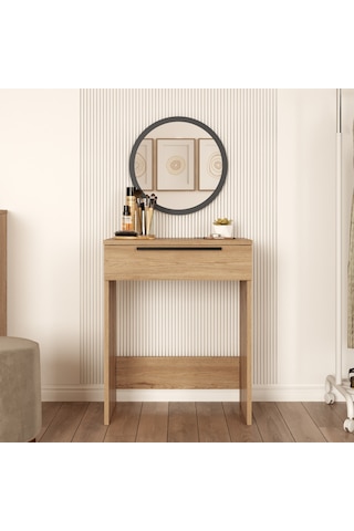 Robin Home Asos Makyaj Masası Çekmeceli 45cm Ayna Sepet