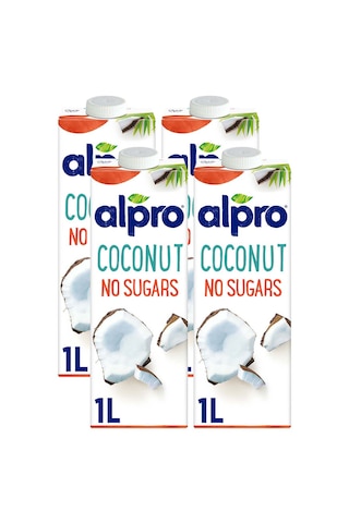 Alpro Şekersiz Hindistan Cevizi Sütü 4 x 1 L