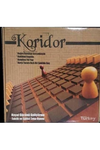 Ahşap Koridor Oyunu Akıl Mantık ve Strateji Zeka Oyunu