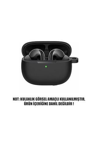 Microsonic Xiaomi Flipbuds Pro Mat Silikon Kılıf Siyah