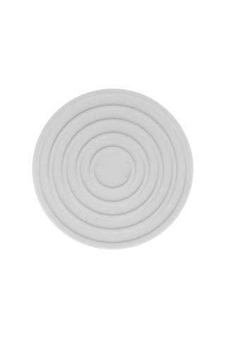 Mutfak Bardak Altlıkları Gıda Sınıfı Silikon Isıya Dayanıklı Kalınlaştırılmış Tasarım Yuvarlak Masa Örtüsü Restoran İçin Gri