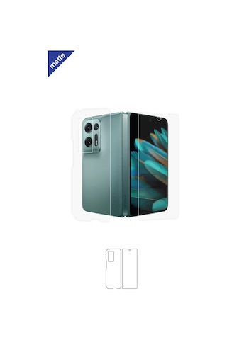 Oppo Find N2 Mat Arka Ve Yan Koruyucu Film