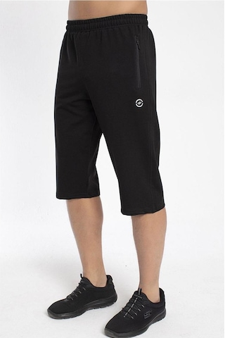 Crozwise Pamuklu 2 İplik Erkek Kapri Giyim Erkek Gri