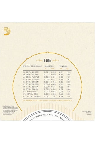 D'addario Ej95 Ud Tel Seti