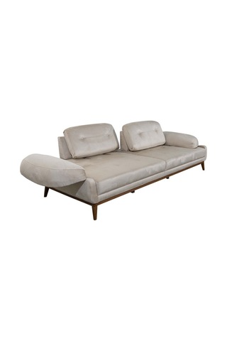 Nelson Üçlü Koltuk Babyface Krem Krem