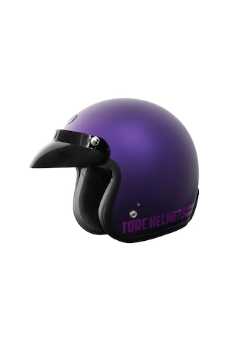 Torc T-50 Del Mar Call Indecent Açık Motosiklet Kaskı Mor