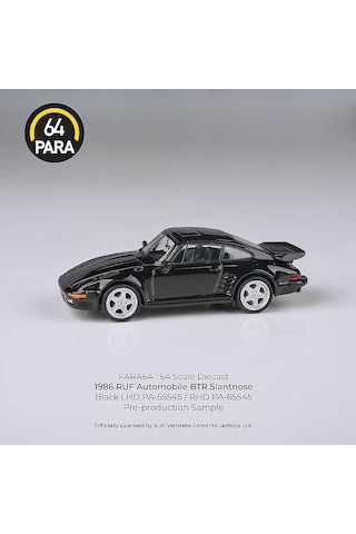 Para64 Porsche Ruf 1986 Btr Black Lhd Pa-55545 Çok Renkli