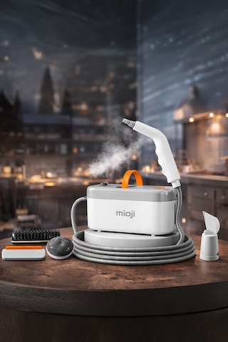 Mioji ST6 5.5 Bar 1200 W Buharlı Temizlik Makinesi Beyaz