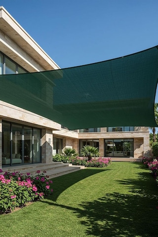 %95 Gölgeleme Oranlı Hdpe Gölgelik File 4m X 3m, 140gr/m², Uv Koruma, Kuşgözü Takviyeli, Bahçe Teras Balkon Çok Renkli