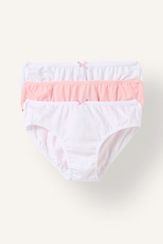 Defacto %100 Pamuk 3lü Slip Külot Set Kız Çocuk I5747a826aupn69 Pembe-pn69