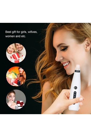 Gajeena Siyah Nokta Temizleyici - 6 Başlıklı Vakumlu Cilt Bakım Cihazı Çok Renkli