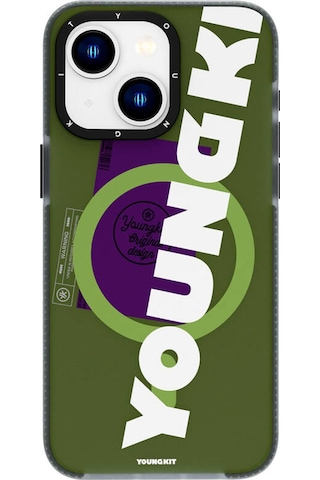 Youngkit - Apple Uyumlu iPhone 15 Binfen Arka Koruma Kılıf - Pembe Pembe