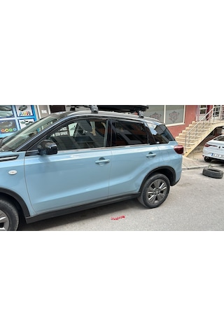 Suzuki Vitara 2016-2024 Cam Çıtası 4 Parça Krom Paslanmaz Çelik