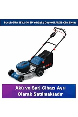 Bosch GRA 18V2-46 SP Yürüyüş Destekli Akülü Çim Biçme Solo 06008C8200