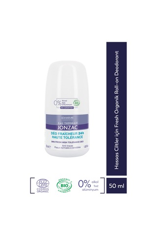 Hassas Ciltler Için Fresh Organik Roll On Deodorant 50ml