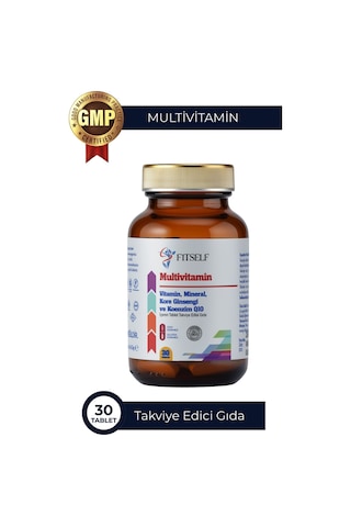 Fitself Multivitamin İçeren Takviye Edici Gıda 30 Tablet