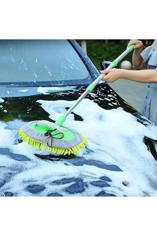 Yedek Mikrofiber Bezli Oto Yıkama Mop Seti Go5060898684003012844