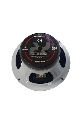 For-X Xmd3080 20 Cm Midrange Hoparlör Takımı 300 W 150 Rms 2 Adet