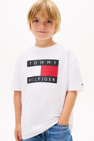 Tommy Hilfiger Erkek Çocuk Tişört Kb0kb10340 BEYAZ