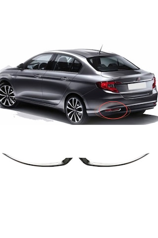 Egea 2015 Sonrası Krom Paslanmaz Çelik Reflektör Çerçevesi