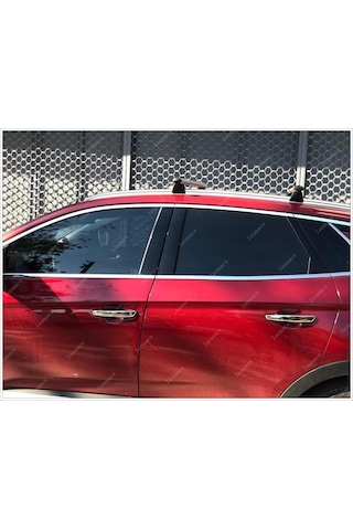 Opel Grandland X Krom Cam Alt Çıtası 6 Parça 2017 ve Üzeri