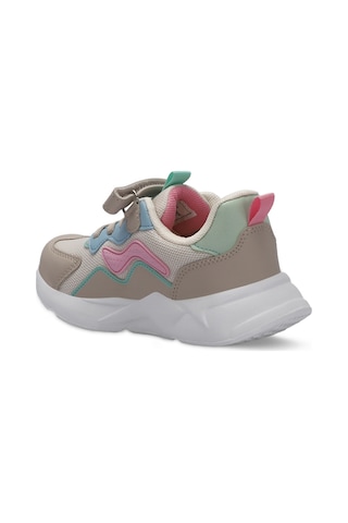 Slazenger PESO I Çocuk Cırt Cırtlı Bej Sneaker