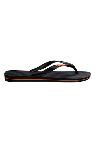 Havaianas Logo Filete Unisex Siyah Terlik 4108555-9456 Siyah - Turuncu