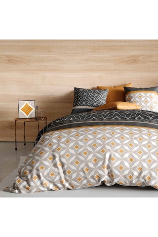 Coté Blanc Rock %100 Pamuk Çift Kişilik Nevresim Takımı Çok Renkli