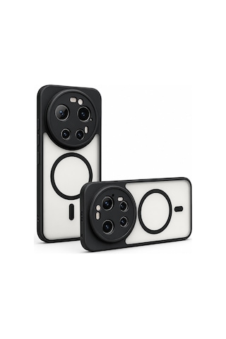 Gpack Xiaomi 17 Ultra Kılıf Lunex Magsafe Şarj Özellikli Siyah