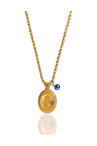 Altın Nostaljik O Harfli Halat Zincir