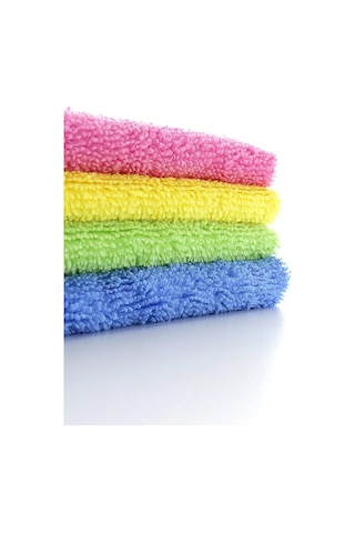 Wilma Secret Çok Amaçlı Mikrofiber Temizlik Bezi 144 Adet 30 30 Cm - Mutfak Bezi, Araç Bezi Şeffaf