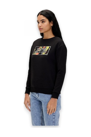 Bad Bear 24.04.12.002 Re-carina Crewneck Sweat Siyah Unisex Sweatshirt Siyah