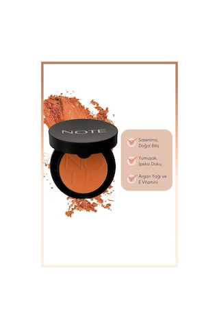 Note Cosmetique Luminous Silk Compact Blusher Toz Allık - 03 Coral