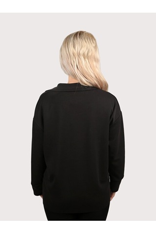 Zarif Fermuarlı Sweatshirt 001