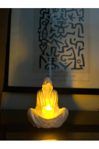 Mumluk Hayalet Ruh Led Tealight Dekoratif Mumluk