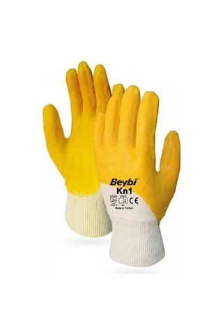 Beybi Elk1 (Kn1) Nitril Kaplama Iş Eldiveni No:10 "60 Çift"