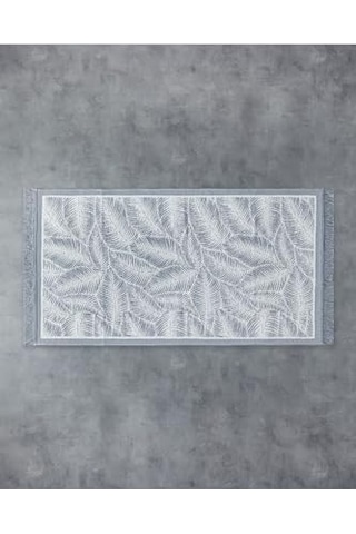 Leaves Dokuma Kilim Gri Genel