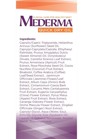 Mederma Quick Dry Oil 60 ML