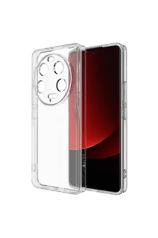 Xiaomi Mi 13 Ultra Kılıf Zore Süper Silikon Kapak Renksiz