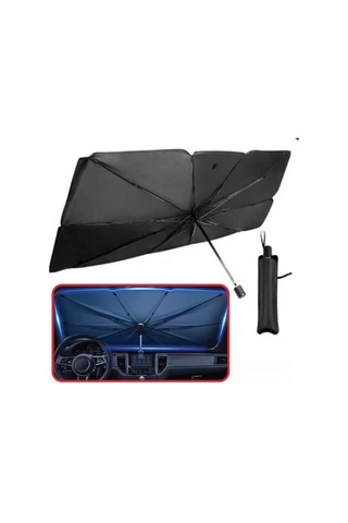 Bod Ön Cam Şemsiye Güneşlik Katlanabilir Esnek Gölgelik 140x80