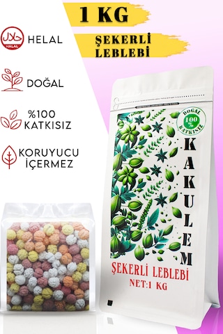 Kakulem Renkli Şekerli Leblebi 1 KG