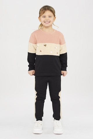 Kız Çocuk Renkli Somon Sweatshirt 4755292