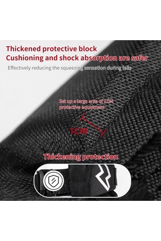 Supermarket1 Bsddp Motosiklet Dizlik Seti, Kullanışlı Yansıtıcı Gözlükle, Sarı Sarı